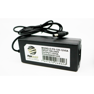 Fonte 12V/5A – Cabeada, Bivolt Automática com tecnologia PSI e Smart Chip – 60W

